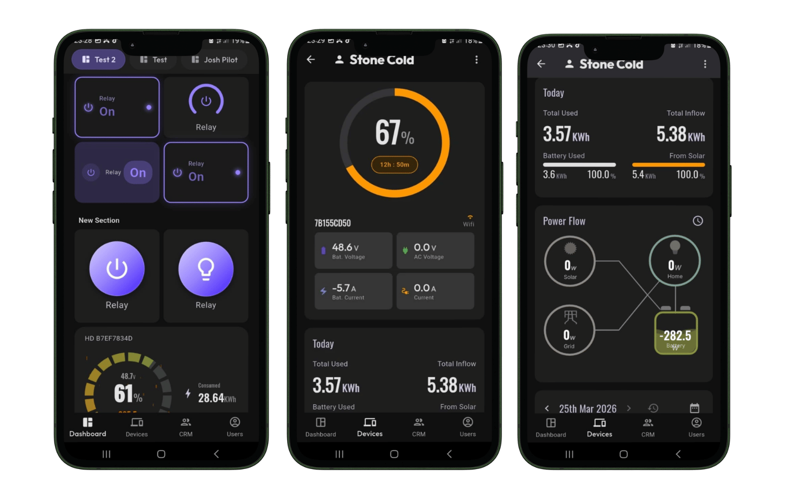 8Bit Connect mobile app screens